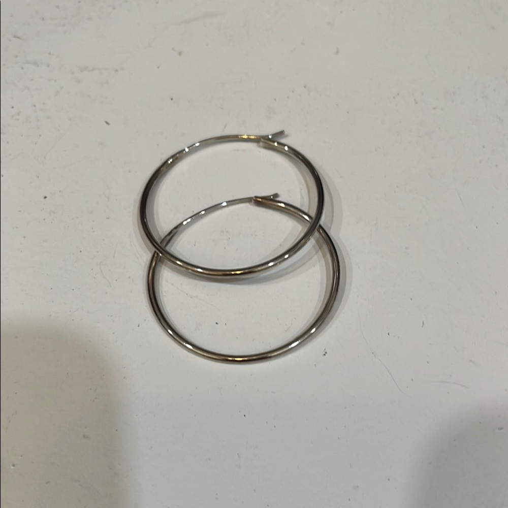 James Avery Silver Hoop Earrings